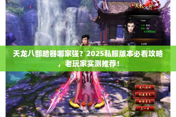 天龙八部暗器哪家强？2025私服版本必看攻略，老玩家实测推荐！