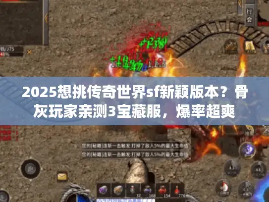 2025想挑传奇世界sf新颖版本？骨灰玩家亲测3宝藏服，爆率超爽
