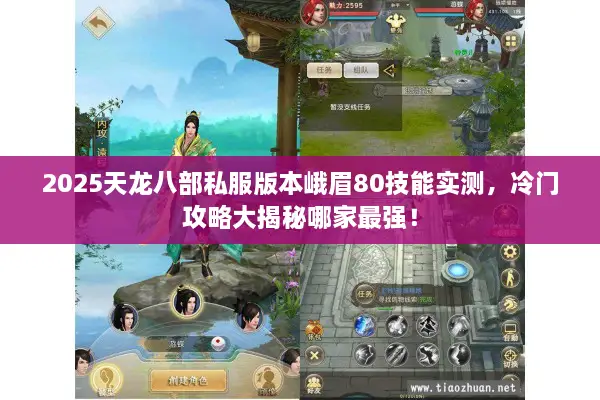 2025天龙八部私服版本峨眉80技能实测，冷门攻略大揭秘哪家最强！