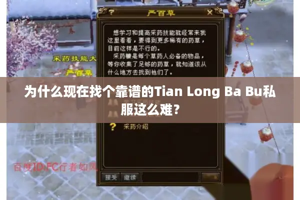 为什么现在找个靠谱的Tian Long Ba Bu私服这么难？