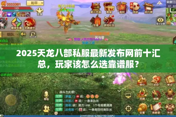 2025天龙八部私服最新发布网前十汇总，玩家该怎么选靠谱服？