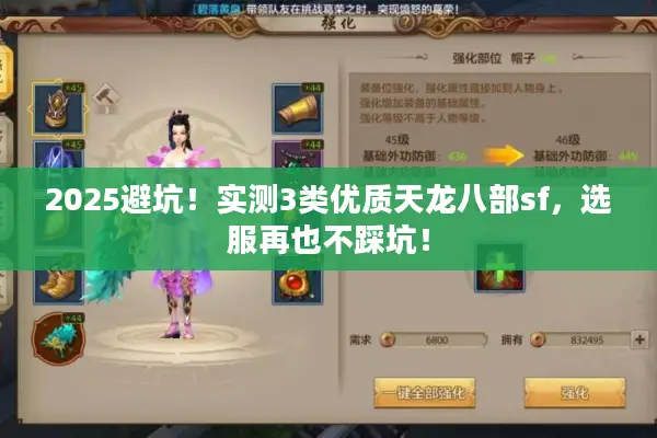 2025避坑!实测3类优质天龙八部sf,选服再也不踩坑! 2025避坑!实测3类优质天龙八部sf,选服再也不踩坑!