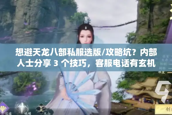 想避天龙八部私服选版/攻略坑？内部人士分享 3 个技巧，客服电话有玄机