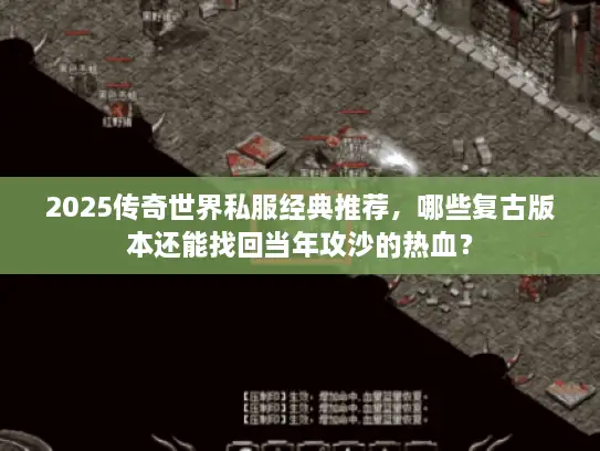 2025传奇世界私服经典推荐，哪些复古版本还能找回当年攻沙的热血？