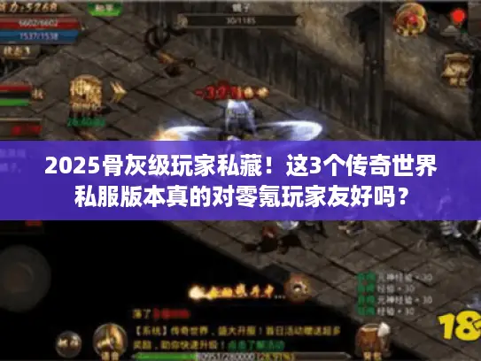 2025骨灰级玩家私藏！这3个传奇世界私服版本真的对零氪玩家友好吗？