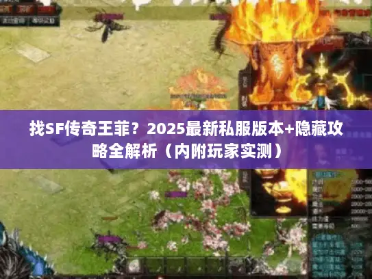 找SF传奇王菲？2025最新私服版本+隐藏攻略全解析（内附玩家实测）