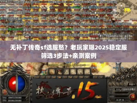 无补丁传奇sf选服愁？老玩家曝2025稳定服筛选3步法+亲测案例