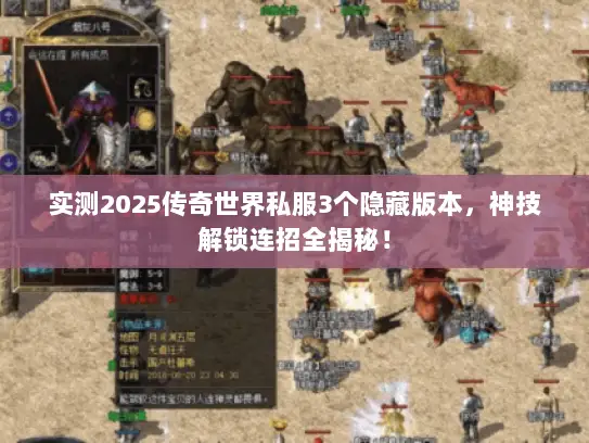 实测2025传奇世界私服3个隐藏版本，神技解锁连招全揭秘！