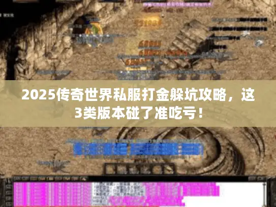 2025传奇世界私服打金躲坑攻略，这3类版本碰了准吃亏！