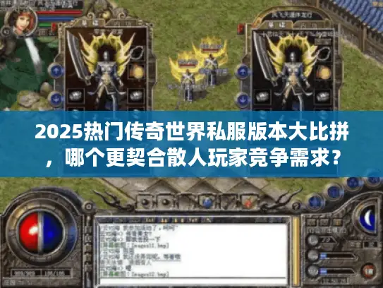 2025热门传奇世界私服版本大比拼，哪个更契合散人玩家竞争需求？