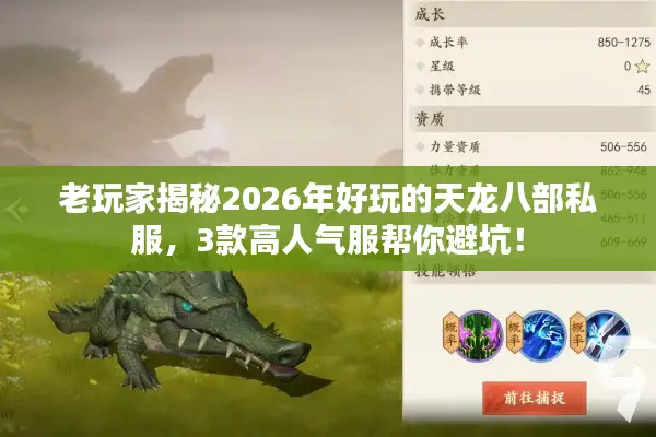 老玩家揭秘2026年好玩的天龙八部私服，3款高人气服帮你避坑！