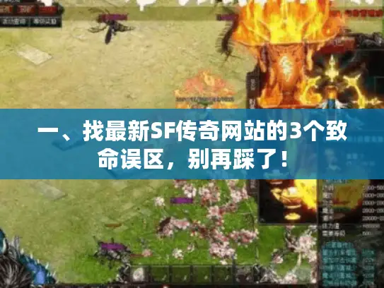 一、找最新SF传奇网站的3个致命误区，别再踩了！