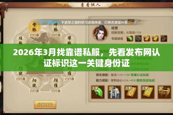 2026年3月找靠谱私服，先看发布网认证标识这一关键身份证