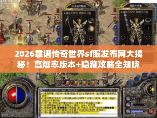 2026靠谱传奇世界sf服发布网大揭秘！高爆率版本+隐藏攻略全知晓