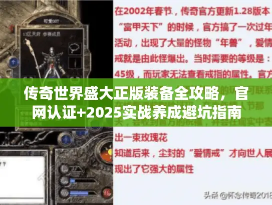 传奇世界盛大正版装备全攻略，官网认证+2025实战养成避坑指南