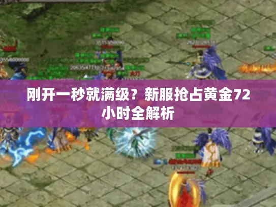 刚开一秒就满级？新服抢占黄金72小时全解析