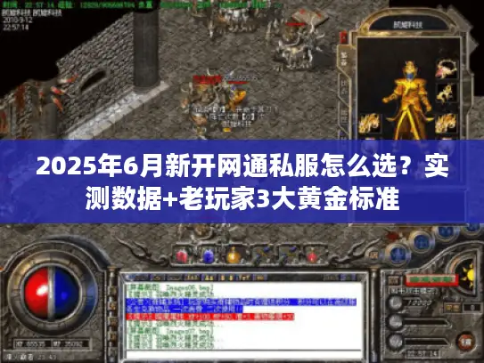 2025年6月新开网通私服怎么选？实测数据+老玩家3大黄金标准