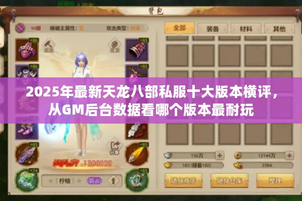 2025年最新天龙八部私服十大版本横评，从GM后台数据看哪个版本最耐玩