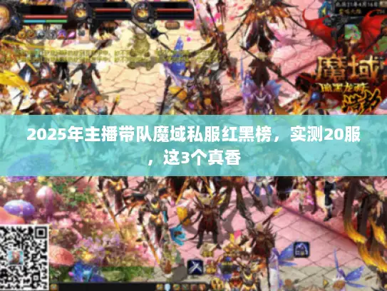 2025年主播带队魔域私服红黑榜，实测20服，这3个真香