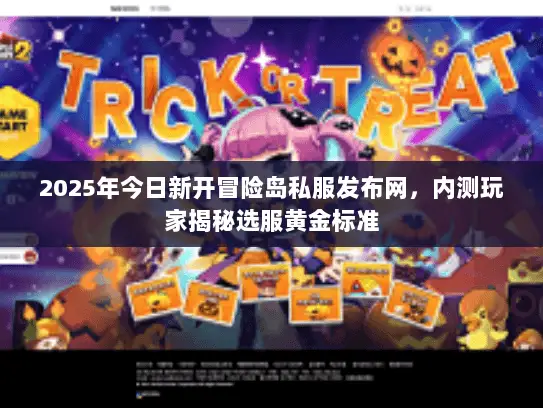 2025年今日新开冒险岛私服发布网，内测玩家揭秘选服黄金标准