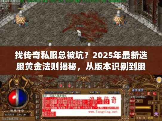 找传奇私服总被坑？2025年最新选服黄金法则揭秘，从版本识别到服务器稳定性的7个实战维度