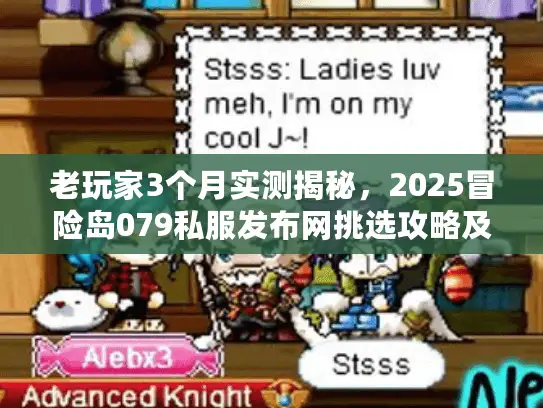 老玩家3个月实测揭秘，2025冒险岛079私服发布网挑选攻略及避坑指南