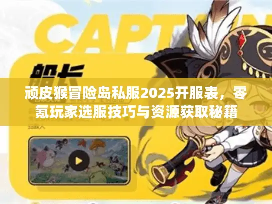 顽皮猴冒险岛私服2025开服表，零氪玩家选服技巧与资源获取秘籍