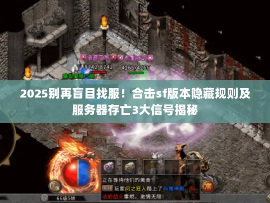 2025别再盲目找服！合击sf版本隐藏规则及服务器存亡3大信号揭秘