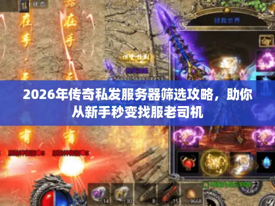 2026年传奇私发服务器筛选攻略，助你从新手秒变找服老司机