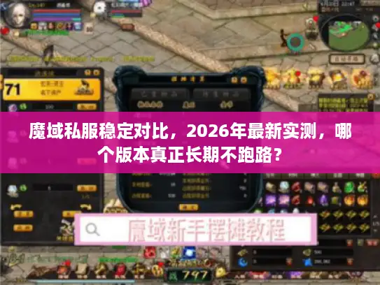 魔域私服稳定对比，2026年最新实测，哪个版本真正长期不跑路？