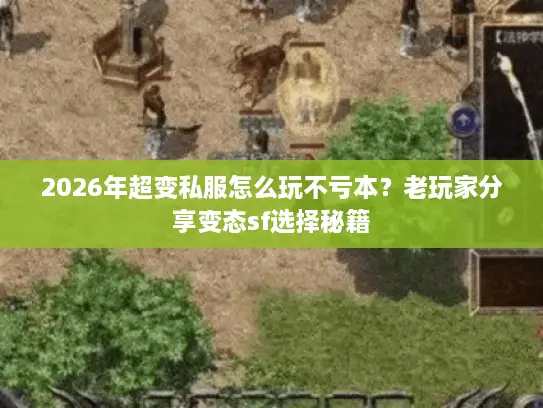 2026年超变私服怎么玩不亏本？老玩家分享变态sf选择秘籍