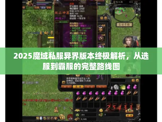 2025魔域私服异界版本终极解析，从选服到霸服的完整路线图