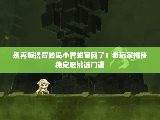 别再瞎搜冒险岛小青蛇官网了！老玩家揭秘稳定服挑选门道