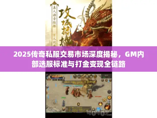 2025传奇私服交易市场深度揭秘，GM内部选服标准与打金变现全链路