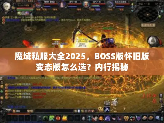 魔域私服大全2025，BOSS版怀旧版变态版怎么选？内行揭秘