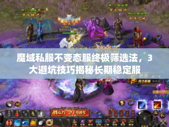 魔域私服不变态服终极筛选法，3大避坑技巧揭秘长期稳定服