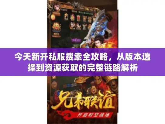 今天新开私服搜索全攻略，从版本选择到资源获取的完整链路解析