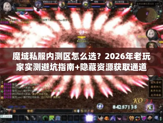 魔域私服内测区怎么选？2026年老玩家实测避坑指南+隐藏资源获取通道