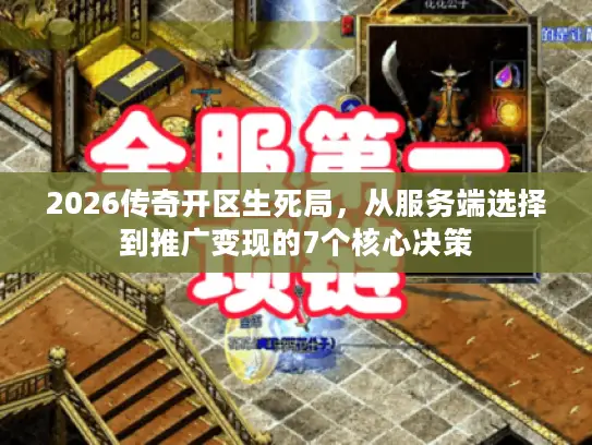 2026传奇开区生死局，从服务端选择到推广变现的7个核心决策