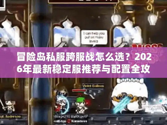 冒险岛私服跨服战怎么选？2026年最新稳定服推荐与配置全攻略