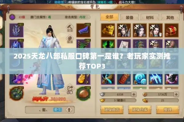 2025天龙八部私服口碑第一是谁？老玩家实测推荐TOP3