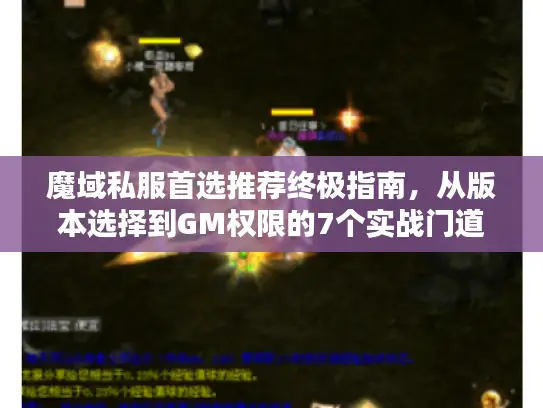 魔域私服首选推荐终极指南，从版本选择到GM权限的7个实战门道