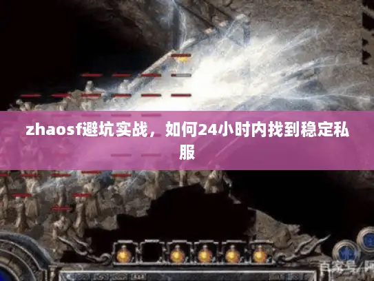 zhaosf避坑实战，如何24小时内找到稳定私服