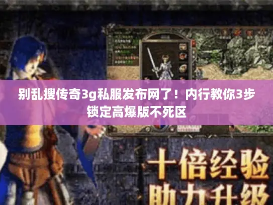 别乱搜传奇3g私服发布网了！内行教你3步锁定高爆版不死区