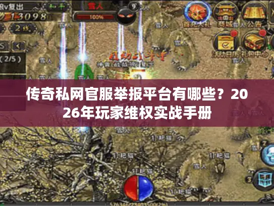 传奇私网官服举报平台有哪些?2026年玩家维权实战手册 传奇私网官服举报平台有哪些?2026年玩家维权实战手册
