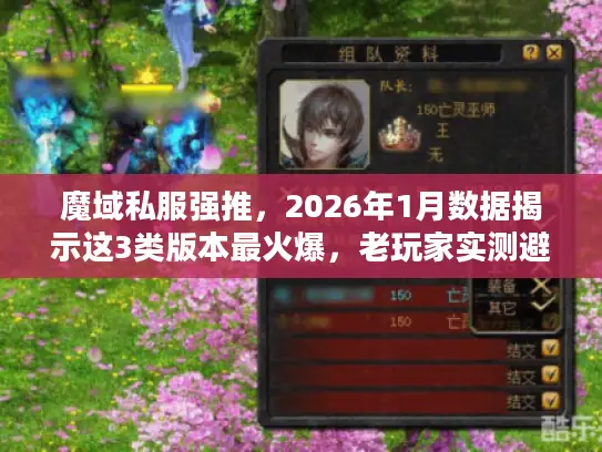 魔域私服强推，2026年1月数据揭示这3类版本最火爆，老玩家实测避坑指南