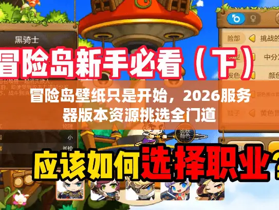 冒险岛壁纸只是开始，2026服务器版本资源挑选全门道