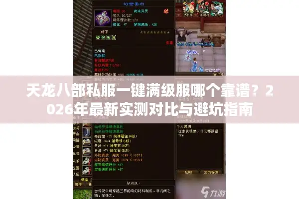 天龙八部私服一键满级服哪个靠谱？2026年最新实测对比与避坑指南