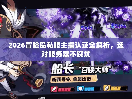 2026冒险岛私服主播认证全解析，选对服务器不踩坑
