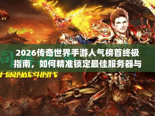 2026传奇世界手游人气榜首终极指南，如何精准锁定最佳服务器与资源？